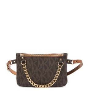 Michael Kors belt bag with chain
